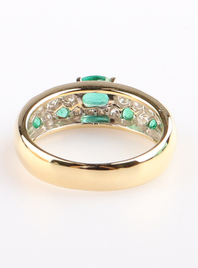 中古日本进口商品750黄金戒指