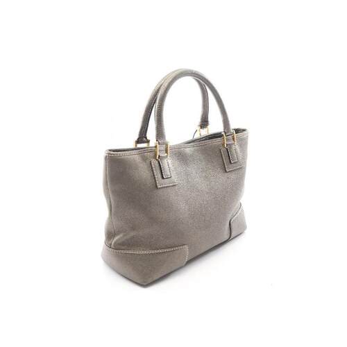 日本中古奢侈品Loewe罗意威女包B级9新Amazona牛皮手提包灰色正品 - 图0