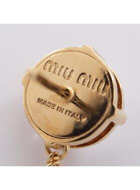 中古MiuMiu缪缪耳夹/耳钉