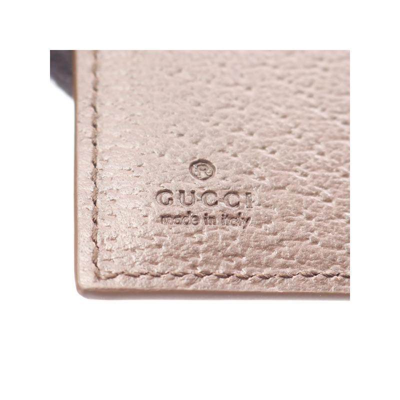 中古Gucci古驰男S级99新bi-fold双折帆布短钱包浅褐色,淘宝优惠券,粉丝福利购,淘宝优惠卷