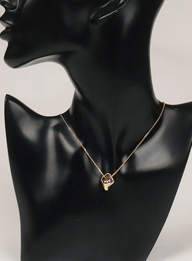 「9.5新」Cartier(卡地亚)TRINITY灵动三环项链750三色金50cm