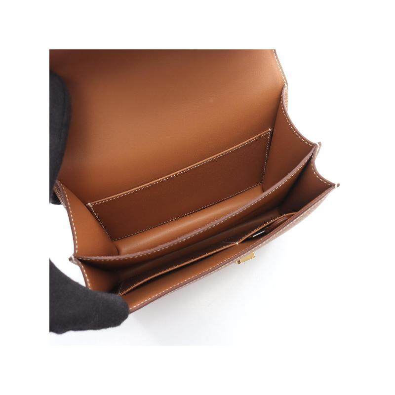 中古Hermes爱马仕女包S级99新Constance3mini康康牛皮单肩包棕色,淘宝优惠券,粉丝福利购,淘宝优惠卷