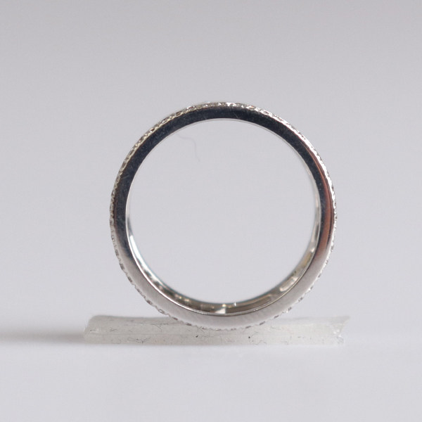 9.5 New CHANEL (Chanel) CAMELIA diamond 750 white gold No. 50 ring J339750 retro
