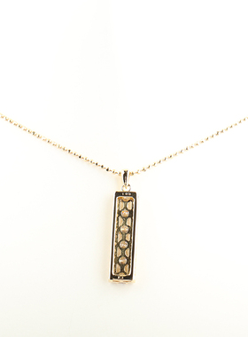 中古日本进口商品群镶钻石项链