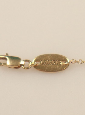 蝴蝶结钻石手链18K金15-16cm