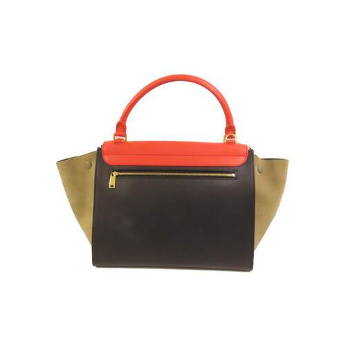 中古Celine赛琳女包A级95新Shoulder bag肩包牛皮斜挎包黑色正品 - 图0
