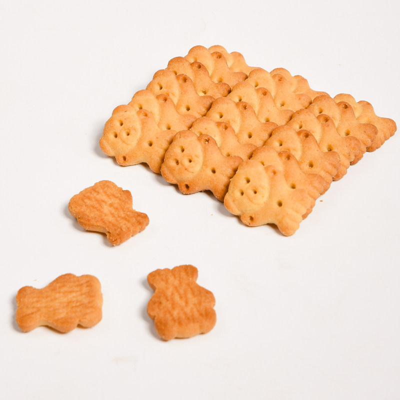 零趣小熊字整箱500g办公休闲品曲奇 天猫超市酥性饼干