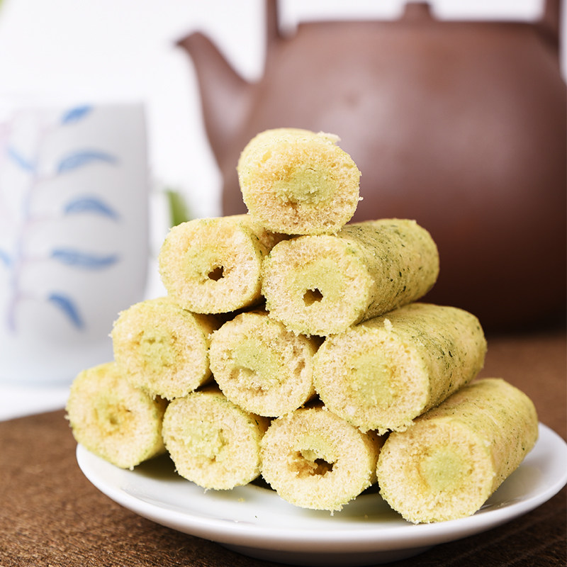 零趣夹心米果280g咸蛋黄海苔味饼干 天猫超市膨化食品
