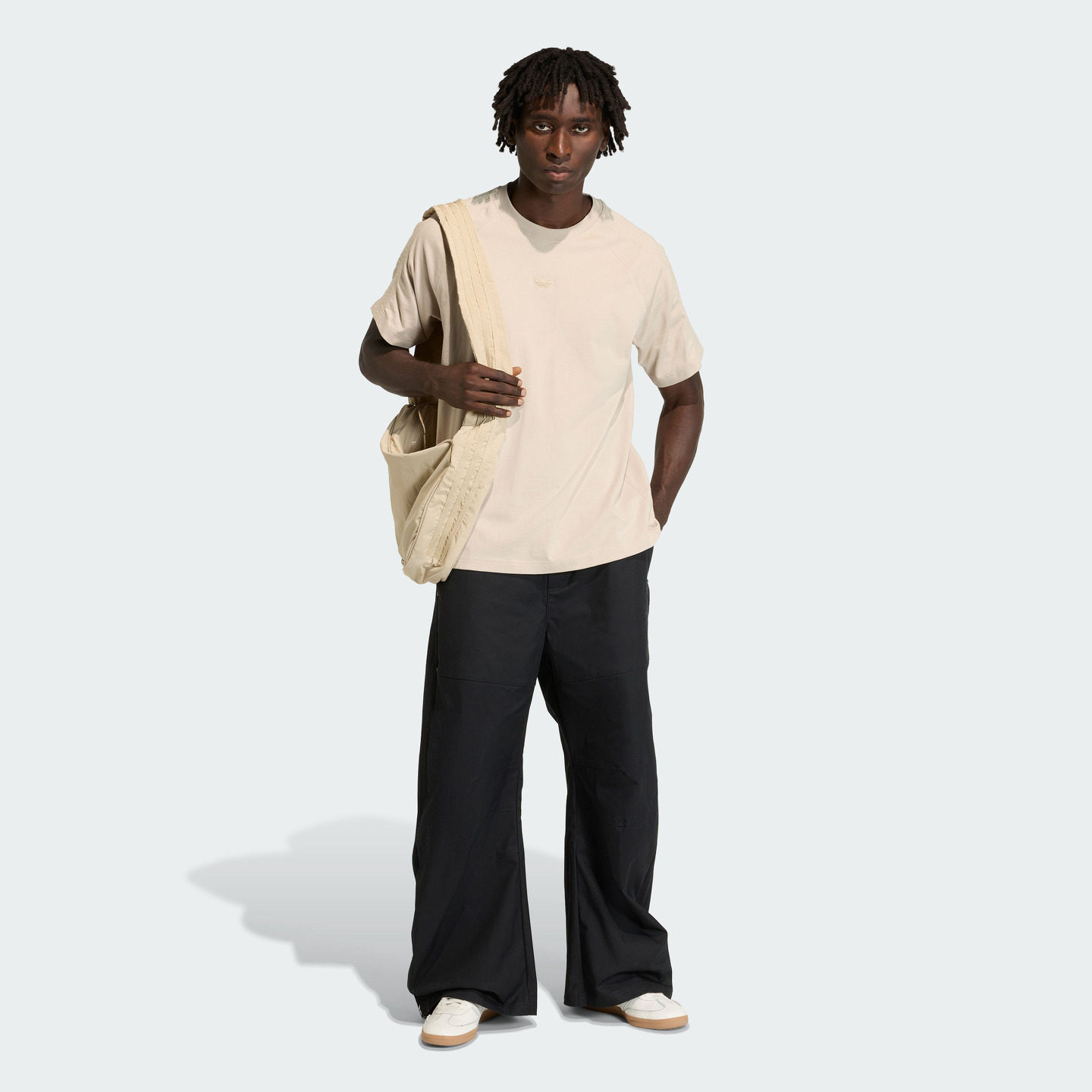 何与同款休闲宽松阔腿裤运动裤男装新款adidas阿迪达斯官方三叶草,淘宝优惠券,粉丝福利购,淘宝优惠卷