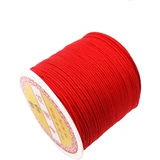 Плетеный браслет из красной нити, аксессуар, 50м