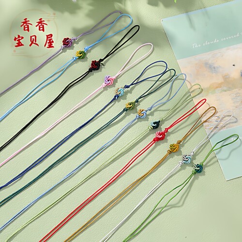 半成品手机链挂绳曼陀罗编织绳古风饰品U盘钥匙项链吊坠绳diy配件 - 图1