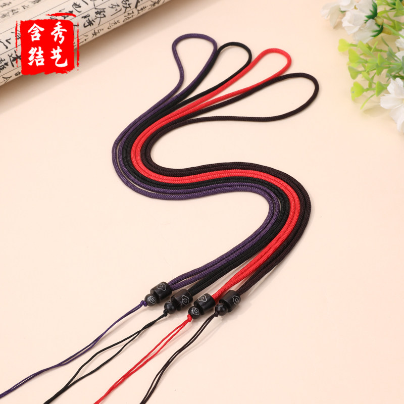 小圆绳檀木银粉项链绳 DIY手工编织玉佩翡翠项链套头吊坠男女挂绳,淘宝优惠券,粉丝福利购,淘宝优惠卷