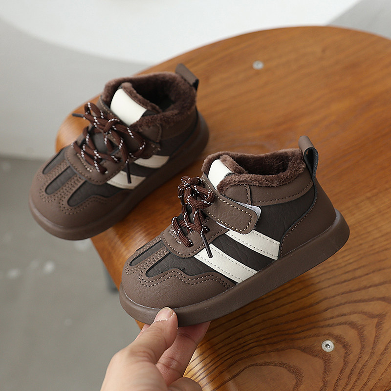 小童加绒棉鞋1-6岁男女宝宝冬季新防滑保暖德训鞋休闲板鞋魔术贴,淘宝优惠券,粉丝福利购,淘宝优惠卷