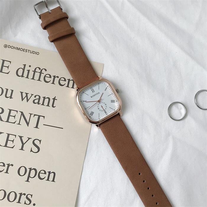 学霸国考试石英女学生防水ins手表 蒂尔瓦国产腕表