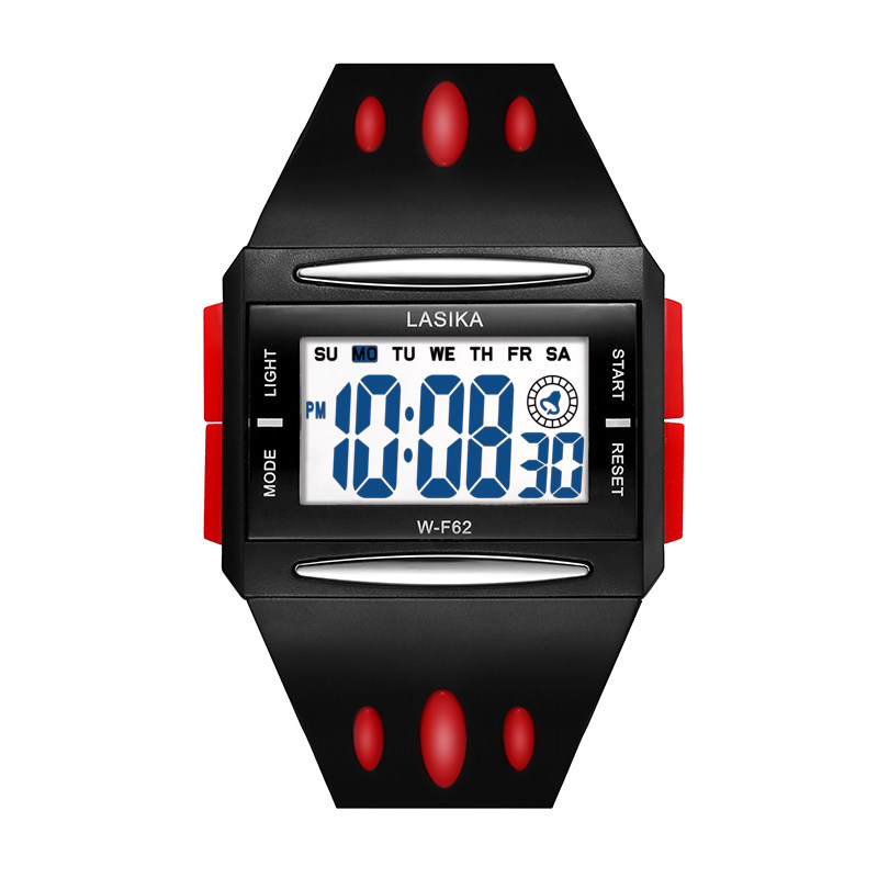 tpw50米游泳防水夜光青少年电子表 蒂尔瓦国产腕表