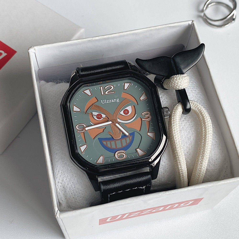 欧美创意男士系列方形时尚个性手表 蒂尔瓦国产腕表