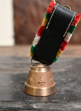 日本回流瑞士铜玲摆件