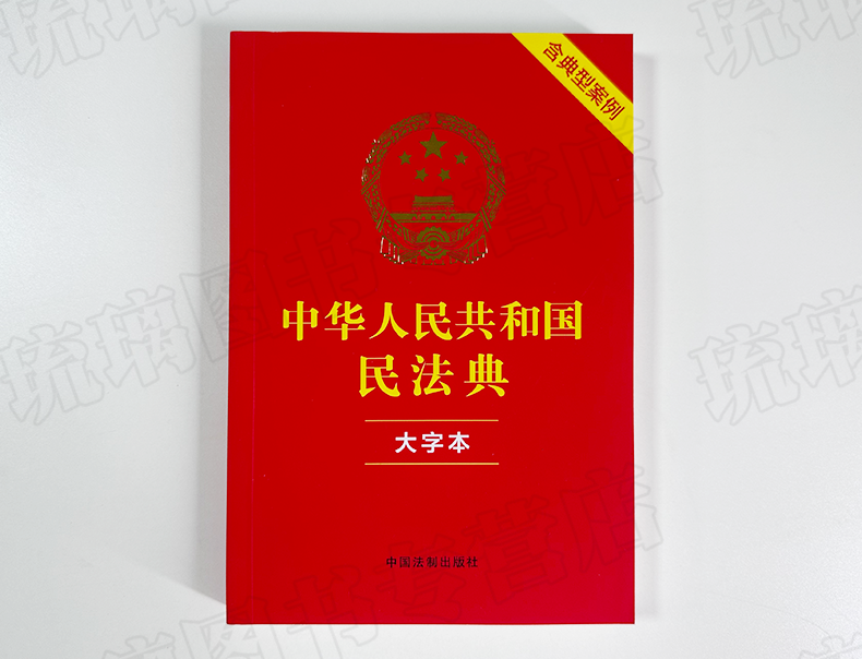 【正版新书】民法典2023年版正版 中华人民共和国民法典 大字本（含典型案例）中国法制出版社司法解释婚姻法 律法规常用工具 - 图0