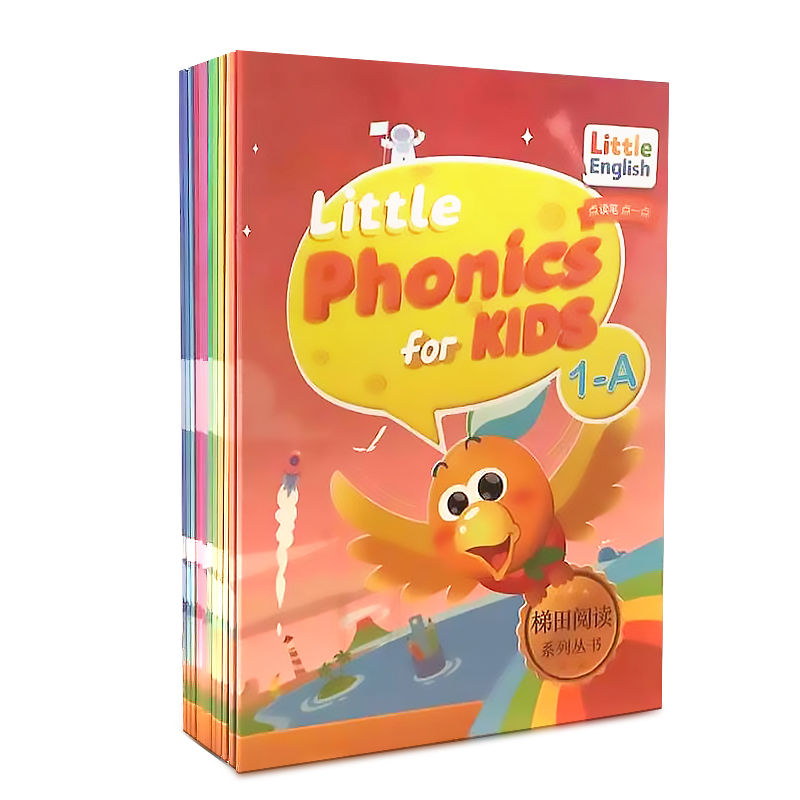 Little Phonics儿童自然拼读有声点读版英文绘本小小英语全12册-图3