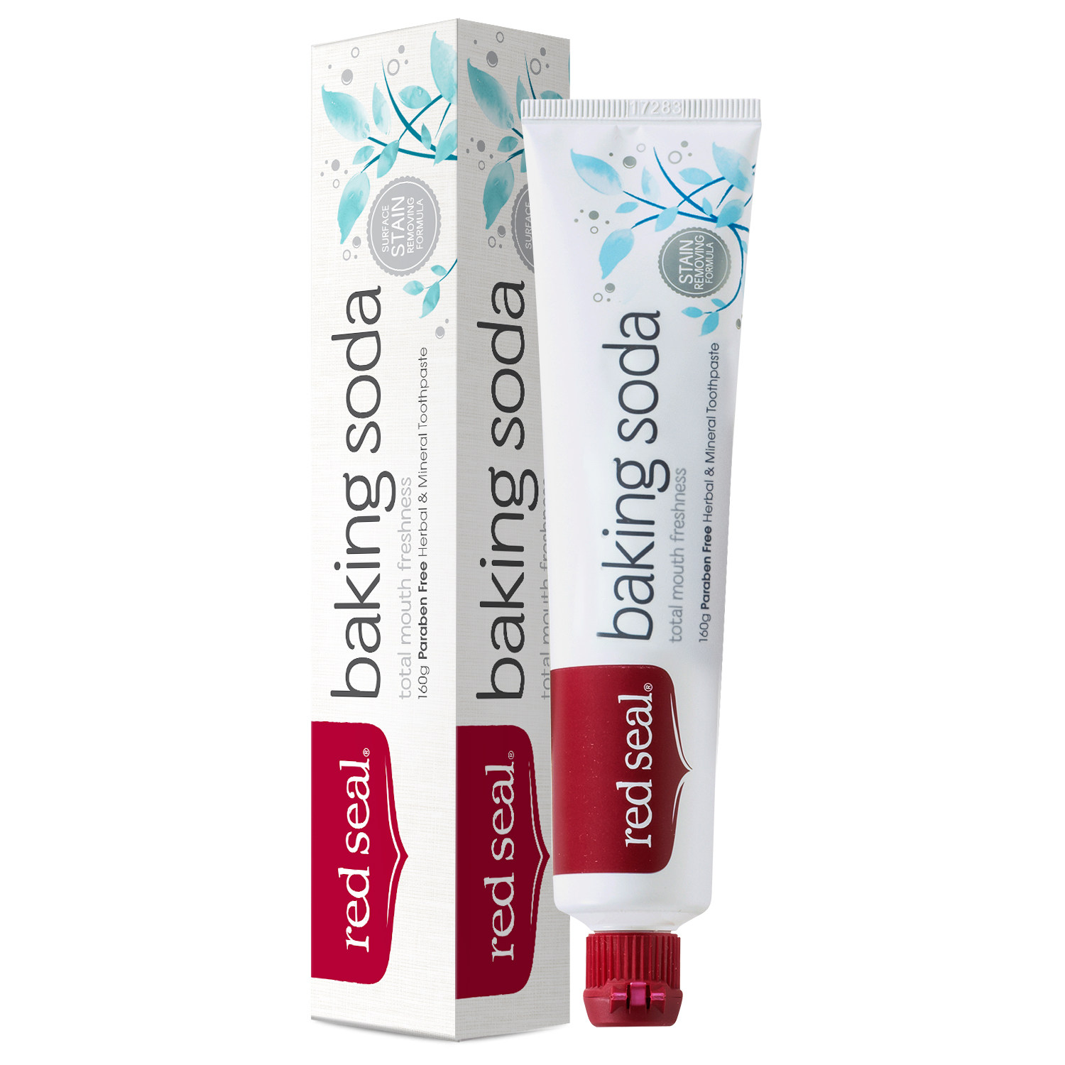 【2024.12到期】redseal红印小苏打牙膏净白无氟清口气祛黄牙160g