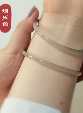 天然冰种极细荔枝冻带证书叮当镯