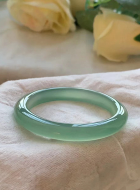 冰翠油青玛瑙手镯顺丰发货送证书