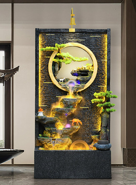 水幕墙屏风酒店别墅水景装饰摆件