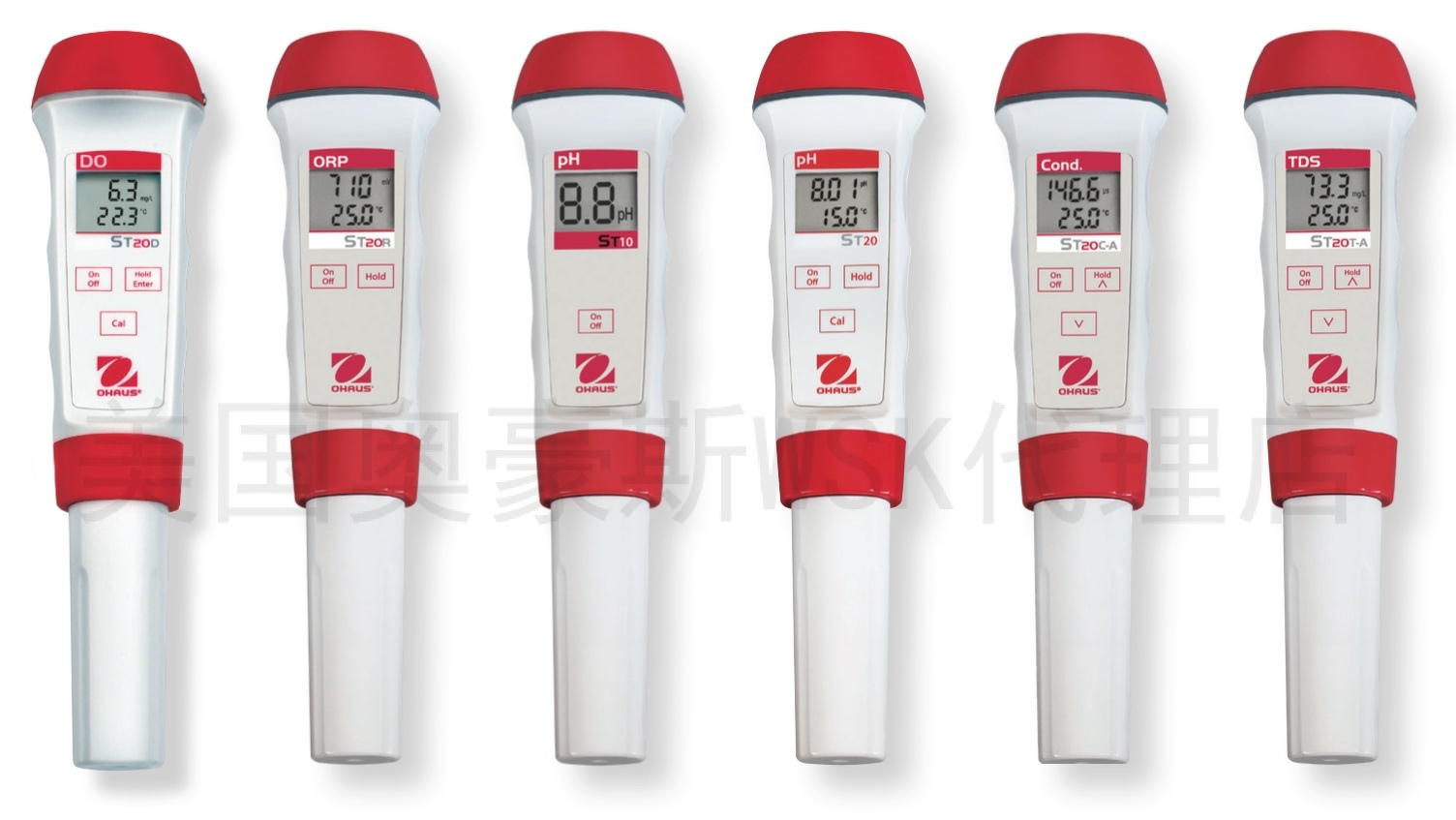 【ST10S/ST20S盐度计】美国OHAUS奥豪斯便携式海水测试笔Pen-图0