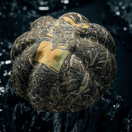 中茶云南普洱茶2023年六星黑金曼松王子山贡茶生茶金瓜紧压茶礼盒 - 图2