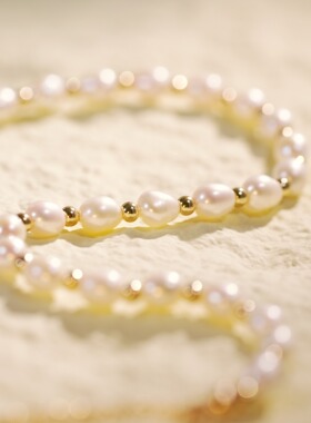 天然珍珠项链小众设计