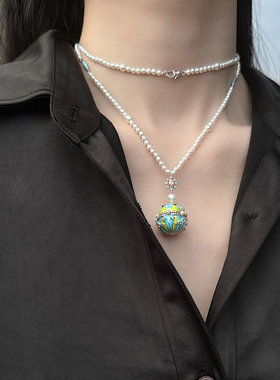 COCSIS限定款南瓜球珍珠项链