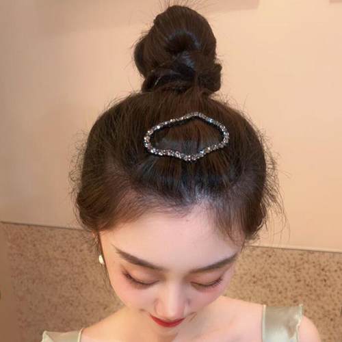 韩系云朵发夹边夹侧边碎发卡子2024新款后脑勺夹子头饰前额刘海夹 - 图1