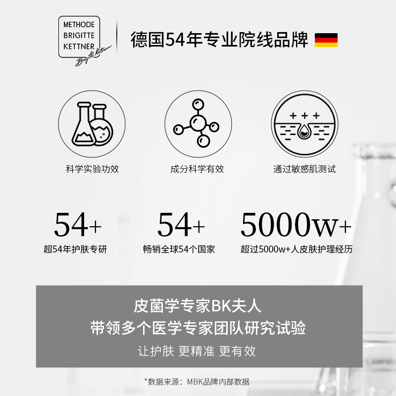 德国MBK美碧可冰肌修护面膜50ml补水保湿提亮救急泛红舒缓敏感肌 - 图3