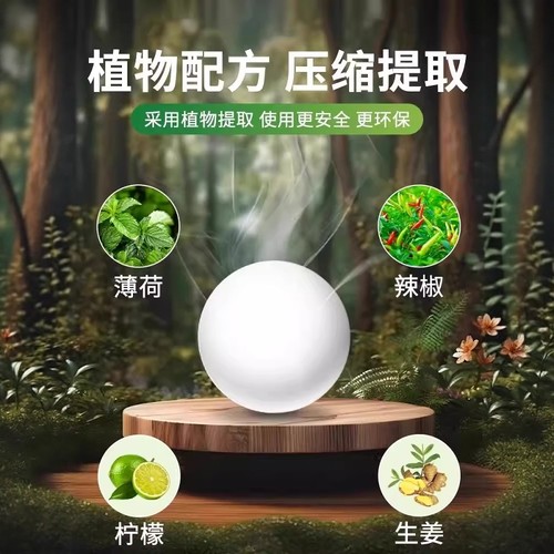 汽车防鼠神器发动机舱仓防老鼠专用车载驱赶樟脑球小车内驱鼠臭丸 - 图0