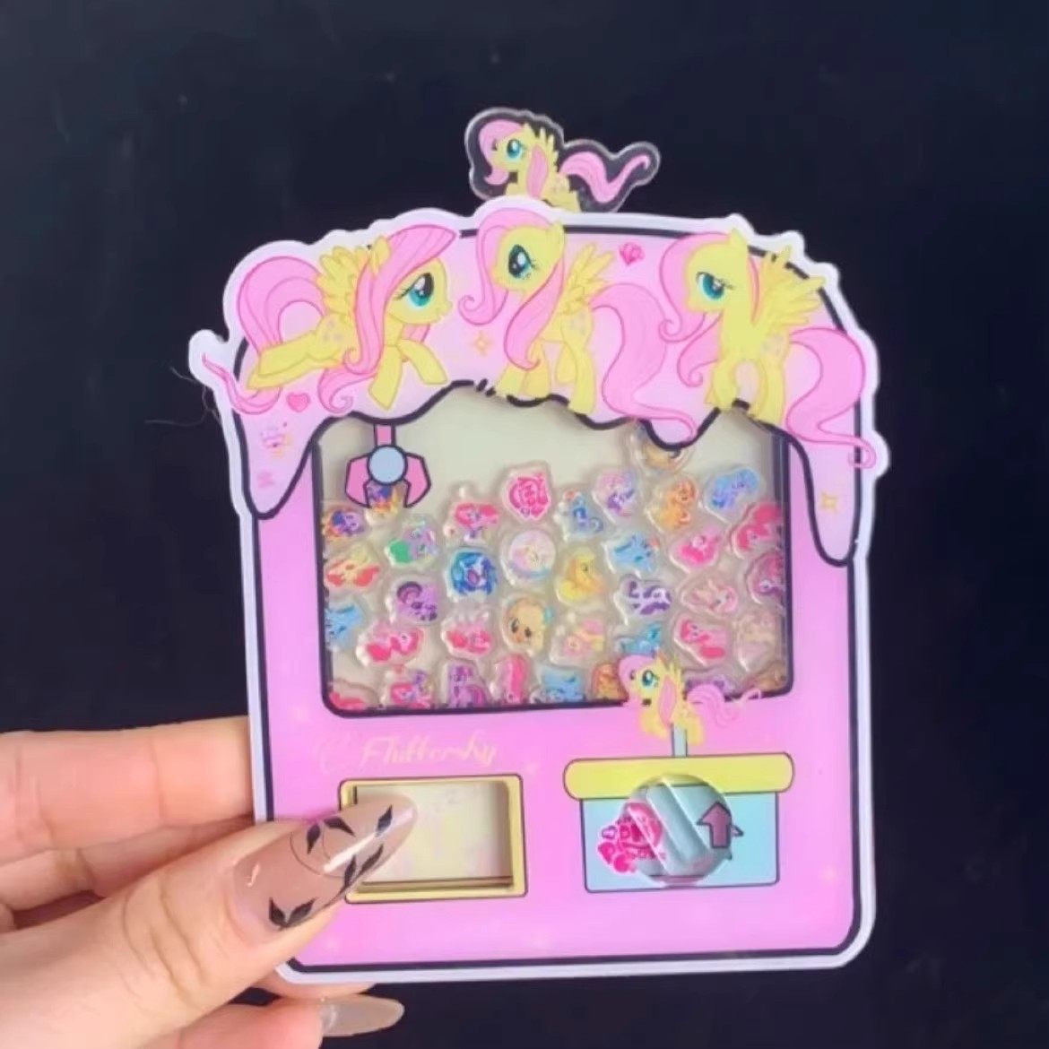 2025新款小马扭蛋机宝莉卡通亚克力摇摇乐玩具摆件女孩子生日礼物,淘宝优惠券,粉丝福利购,淘宝优惠卷