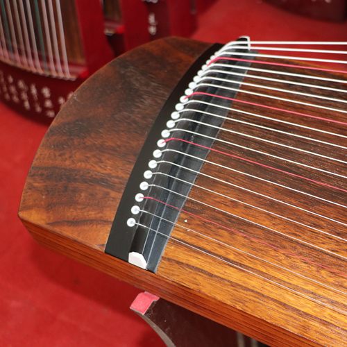 新款135长度小古筝琴整面挖筝便携式专业教学演奏檀木送全套配件 - 图0