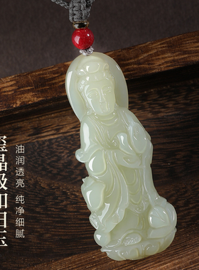 若慕男和田玉观音小众设计