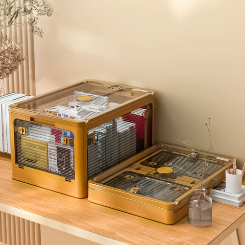 Ящик для хранения, прозрачная складная система хранения для переезда, коробка для хранения