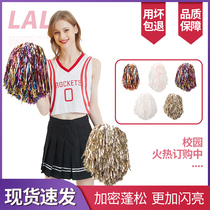 Cheerleader flowers cheerleading flower cheerleading flower cheerleading flower cheerleader to take flowers and dance performances