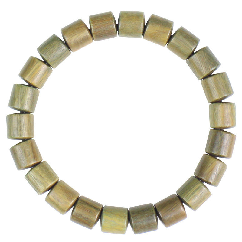 绿檀手串个性桶珠单圈男女情侣手链饰品愈创木文玩佛珠檀香木手串,淘宝优惠券,粉丝福利购,淘宝优惠卷