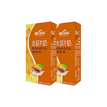 皇氏乳业木瓜牛奶250ml*12盒整箱