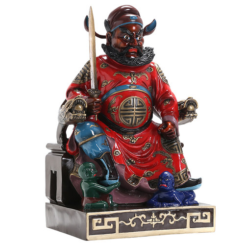 全铜钟馗神像摆件天师钟馗像赐福镇宅降妖除魔店铺开业供奉摆设 - 图3