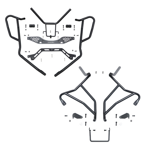 适用于春风极核AE8S+保险杠AE8S前后护杠防摔防撞碳钢保护杠改装 - 图3