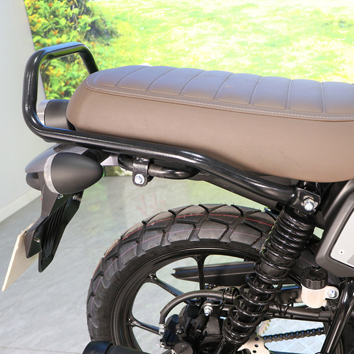 适用雅马哈GT150后货架JYM150-8A尾箱架后扶手边包支架侧包边皮包 - 图1