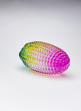 琉璃文玩苞谷苞米摆件家居手把装件饰乔迁开业公司送礼黄水晶玉米