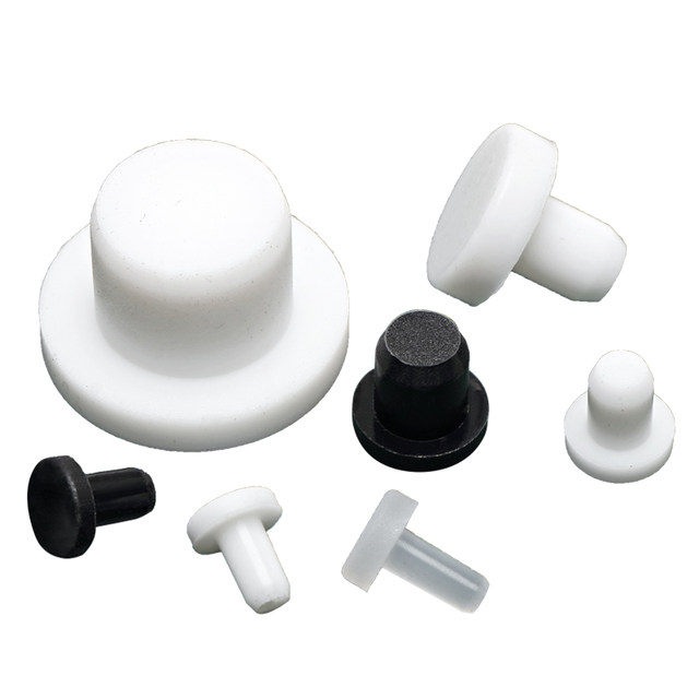 High temperature resistant silicone T-type clogging soft plug head electroplating spray paint dustproof plug solid round hole plug mold hole plug