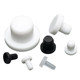 High temperature resistant silicone T-type clogging soft plug head electroplating spray paint dustproof plug solid round hole plug mold hole plug