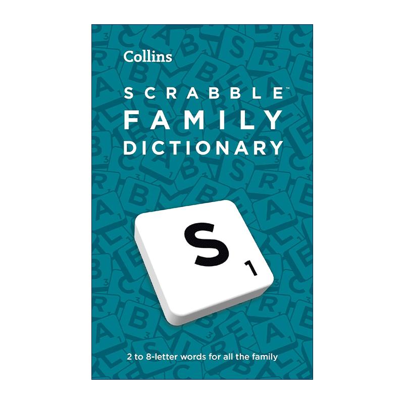 英文原版 Collins SCRABBLE Family Dictionary 柯林斯英语拼字游戏词典 家庭版第六版 英文版 进口英语原版书籍 - 图0