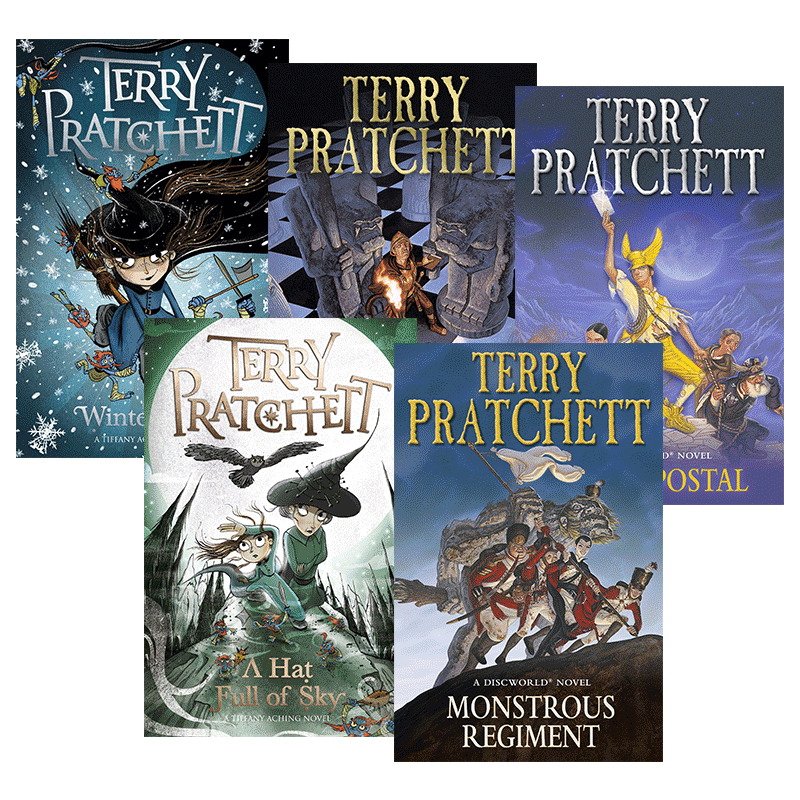 英文原版 Discworld Novel 碟形世界系列31-35 五册套装 畅销科幻小说 Terry Pratchett 实习女巫和空帽子 英文版 进口英语原版书 - 图1