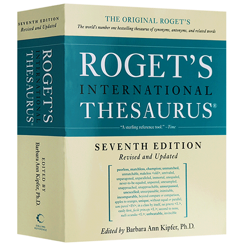 罗热英语同义词词典 英文原版 英英字典辞典 Roget's International Thesaurus 英文版英语写作工具书 进口书籍 - 图1